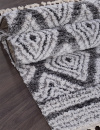 Турецкий прямоугольный ковёр O0471 695 CREAM / GREY