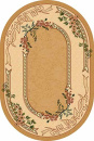 Российский овальный ковёр d005 BEIGE