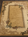 Российский прямоугольный ковёр d005 BEIGE