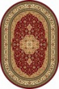 Российский овальный ковёр D402 RED