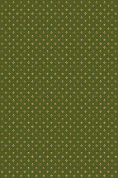 Российский прямоугольный ковёр p011 GREEN