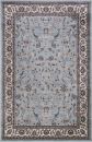 Российский прямоугольный ковёр d251 L.BLUE-BROWN