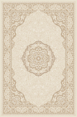 Российский прямоугольный ковёр F382 BEIGE