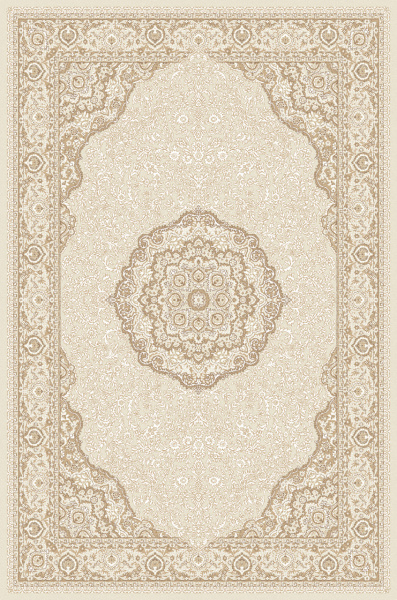 Российский прямоугольный ковёр F382 BEIGE