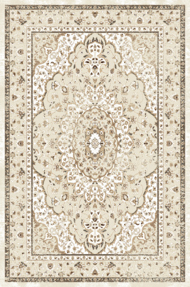 Российский прямоугольный ковёр F404 CREAM