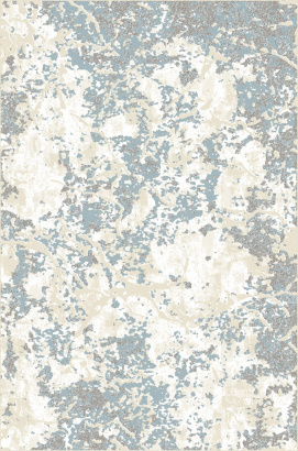 Российский прямоугольный ковёр F444 BLUE