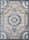 Турецкий прямоугольный ковёр 1039,Cream Blue