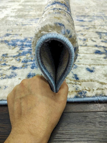 Турецкий овальный ковёр NP211,Cream Blue