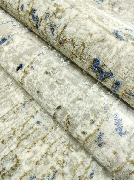 Турецкий овальный ковёр NP211,Cream Blue