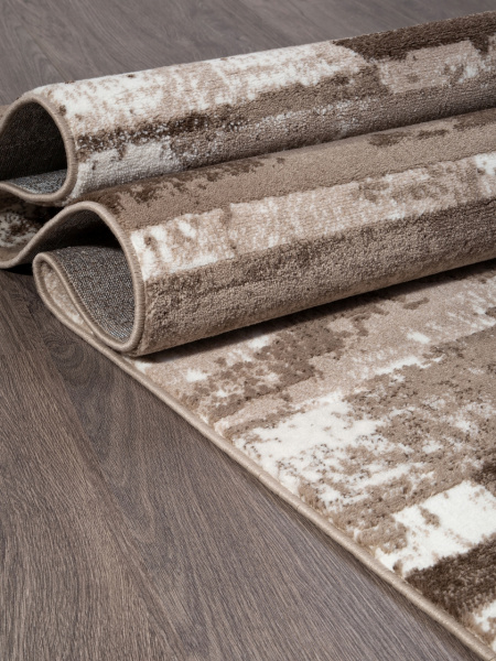 Турецкий прямоугольный ковёр M016A VIZON SHRINK / BROWN HEATSET