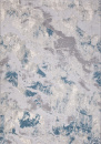 Турецкий прямоугольный ковёр M018A D.GREY SHRINK / L.BLUE HEATSET