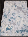 Турецкий прямоугольный ковёр M018A D.GREY SHRINK / L.BLUE HEATSET