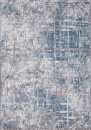 Турецкий прямоугольный ковёр V128A D.GREY SHRINK / L.BLUE HEATSET