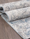 Турецкий прямоугольный ковёр V128A D.GREY SHRINK / L.BLUE HEATSET