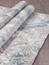 Турецкий прямоугольный ковёр V134A D.GREY SHRINK / L.BLUE HEATSET