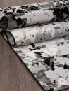 Турецкий прямоугольный ковёр Y505A LIGHT GREY SHIRINK / BLACK