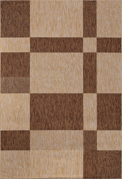 Российский прямоугольный ковёр S005 BEIGE-BROWN