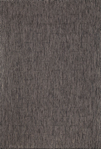 Российский прямоугольный ковёр S008 D.GRAY-BLACK