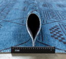 Турецкий прямоугольный ковёр 4250X BLUE - BLACK