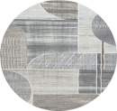 Российский круглый ковёр 22116-25354