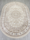 Турецкий овальный ковёр A050B L.BEIGE / CREAM