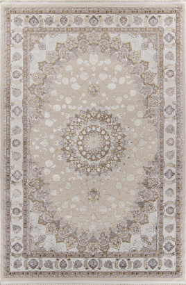 Турецкий прямоугольный ковёр A050B L.BEIGE / CREAM