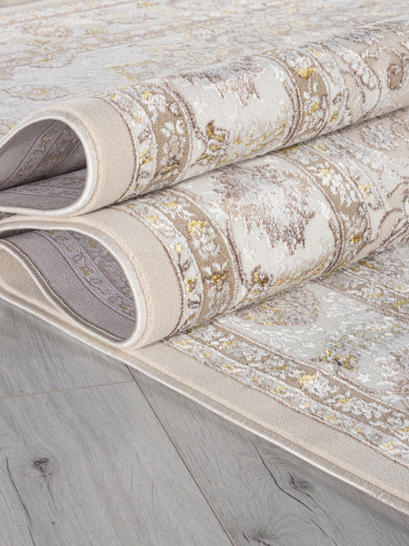 Турецкий прямоугольный ковёр A050B L.BEIGE / CREAM