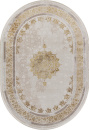 Турецкий овальный ковёр A064A CREAM / GOLD FDY