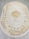 Турецкий овальный ковёр A064A CREAM / GOLD FDY