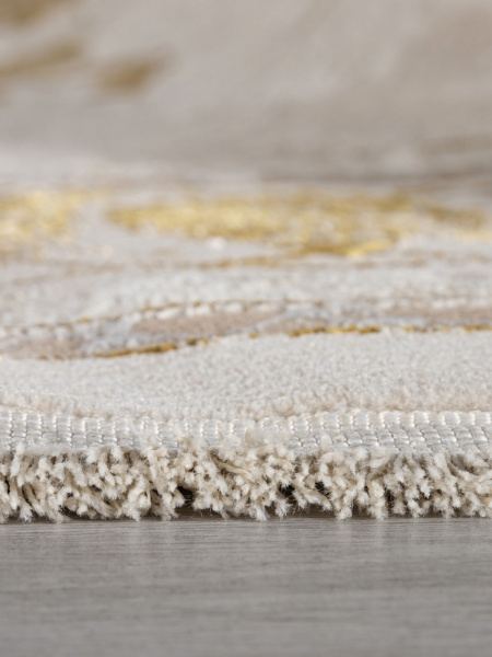 Турецкий овальный ковёр A123B CREAM / GOLD FDY