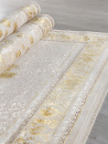 Турецкий прямоугольный ковёр A123B CREAM / GOLD FDY