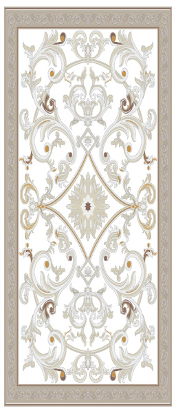 Турецкий прямоугольный ковёр B269A CREAM / CREAM FDY