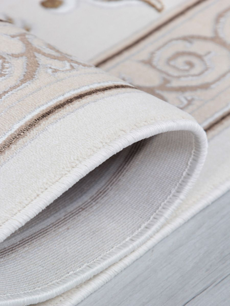 Турецкий прямоугольный ковёр B269A CREAM / CREAM FDY