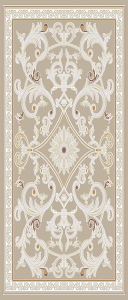 Турецкий прямоугольный ковёр B269A L.BEIGE / CREAM FDY