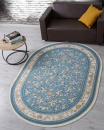 Турецкий овальный ковёр M101B BLUE SHIRINK / BLUE SHIRINK