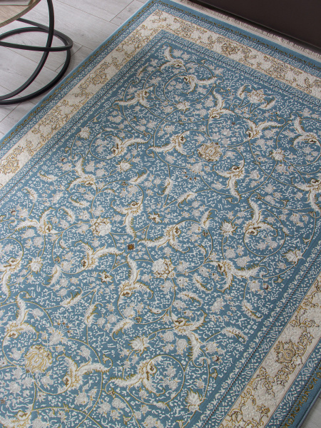 Турецкий прямоугольный ковёр M101B BLUE SHIRINK / BLUE SHIRINK