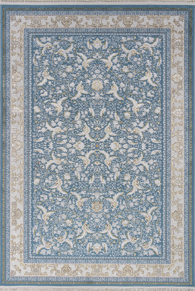 Турецкий прямоугольный ковёр M101B BLUE SHIRINK / BLUE SHIRINK