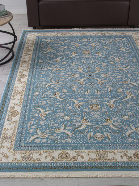 Турецкий прямоугольный ковёр M101B BLUE SHIRINK / BLUE SHIRINK