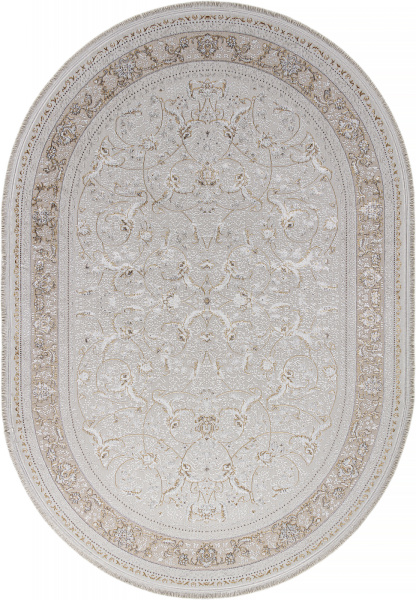 Турецкий овальный ковёр M101B CREAM / CREAM