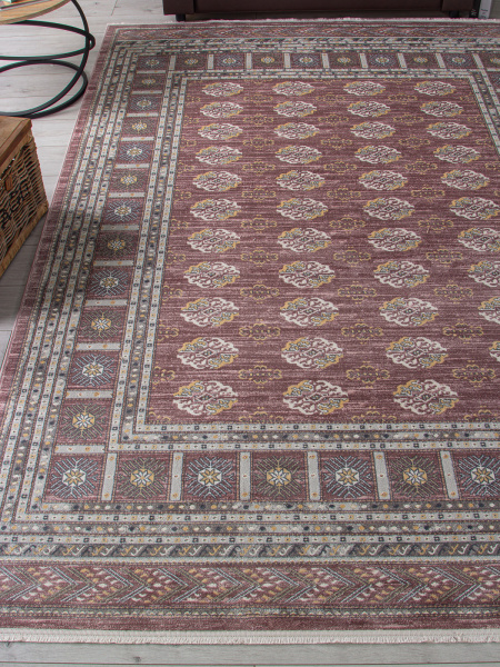 Российский прямоугольный ковёр F592 PINK