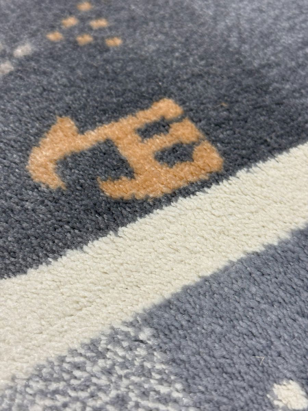 Российский прямоугольный ковёр F595 ORANGE