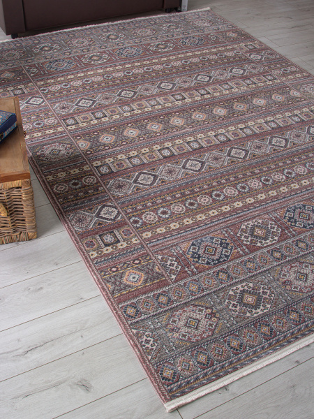 Российский прямоугольный ковёр F602 PINK